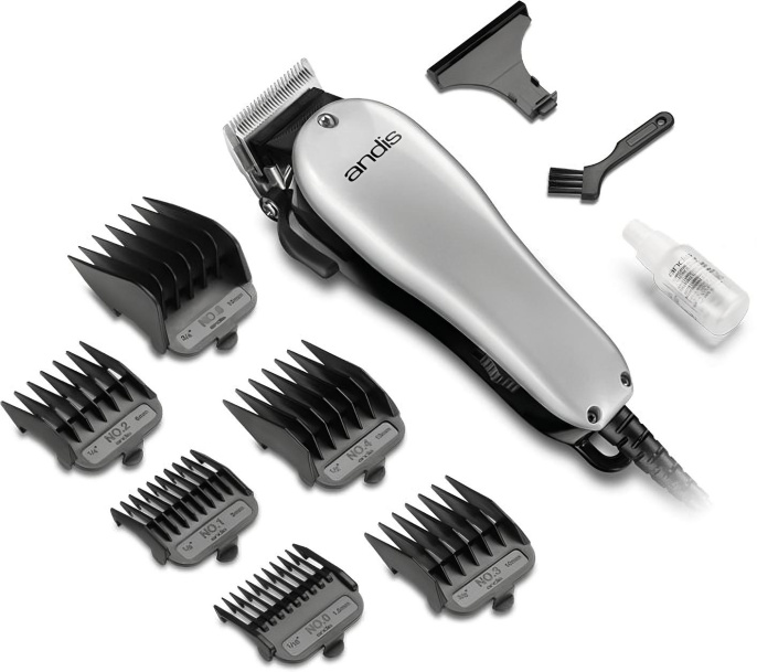 Машинка для стрижки Andis MC-2 EASY STYLE серебристый насадок в компл:6шт