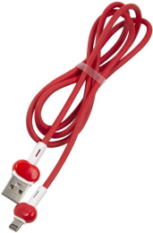 Кабель Redline Candy,  Lightning (m) -  USB (m),  1м,  2A,  красный [ут000021989]
