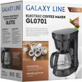 Кофеварка GALAXY LINE GL 0701,  капельная,  черный [гл0701л]