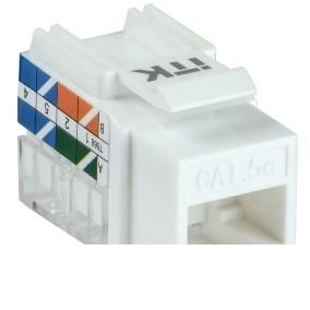 Модуль ITK (CS1-1C5EU-11) информ. Keystone RJ45 кат.5E UTP (упак.:1шт)