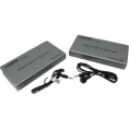 ORIENT VE052, HDMI KVM IP extender, HDMI+USB удлинитель до 200 м по витой паре Cat5e/6, HDMI 1.3, 1080p@60Hz, HDCP, исп.TCP/IP про-л, код-а H.264, битрейт 8Mbps пит. от вн. БП 5В/2А, 31069
