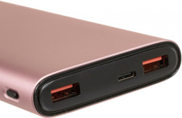 Мобильный аккумулятор Digma DGPF20F 20000mAh QC3.0/PD3.0 22.5W 3A 2xUSB-A/USB-C розовый DGPF20F22APN