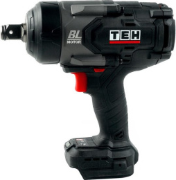 Гайковерт TEH LW1500N-1B (мах крутящий момент: 1500 нм, 3 режима работы, патрон: 3/4 дюйма с отверстием и фрикционным кольцом,комплектация: акб 6ач, зу, кейс)