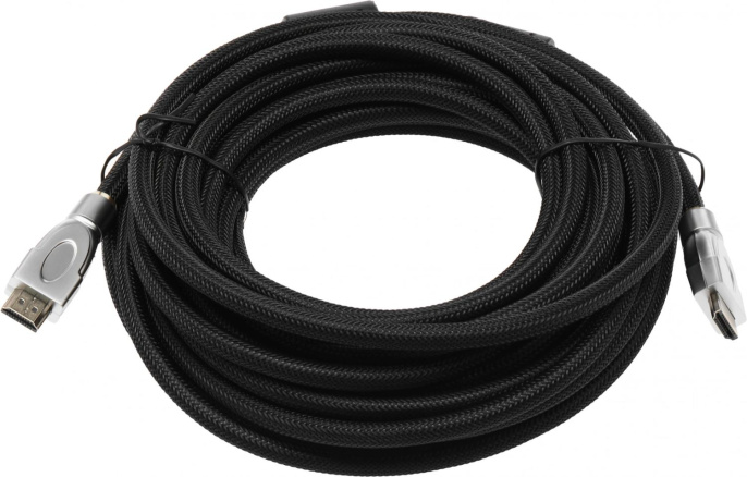 ESPADA Кабель аудио-видео HDMI m /HDMI m 10м. феррит.кольца позолоч.конт. черный
