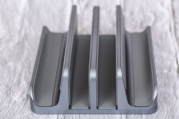 Вертикальная подставка CABLETIME CS14G (CT-VLP02-AG) для ноутбука, серый