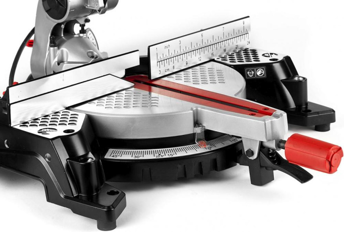 Торцовочная пила Зубр ЗПТК-305-1900, комбинированная, 1900Вт, 305мм