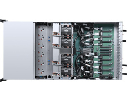Серверная платформа MSI G4201-HE, 4U, 2x Intel 4/5 gen LGA4677 350w, 32x DDR5, 2x 3.5/2.5'' NVME hsb + 10x 3.5/2.5''S ATA hsb, 2x M.2 2280/22110, 10 PCIe, 1x 1000Base-T Intel I210AT, 3+1 2700W C19 power cords are required 939-S383-03S