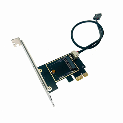 Espada PCIeM2Wi Переходник M.2 key E 2230 - PCI-Ex1+USB