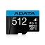 Флеш карта microSDXC 512GB A-Data AUSDX512GUICL10A1-RA1 Premier Pro + adapter