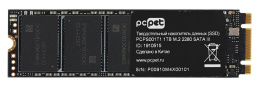 SSD накопитель PC PET PCPS001T1 1ТБ, M.2 2280, SATA III,  M.2,  oem