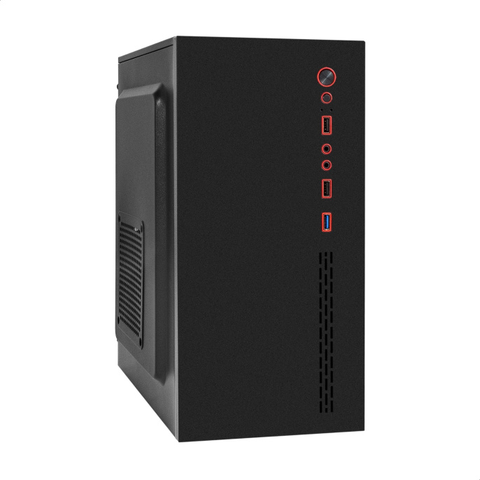 Корпус Minitower ExeGate BAA-403U mATX, без БП, 2*USB+1*USB3.0, HD Audio, черный EX298163RUS
