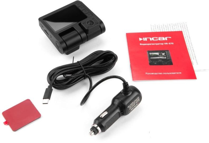 Видеорегистратор INCAR VR-570, черный