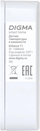 Датчик температуры и влажности Digma DiSense T1,  белый [dst1]
