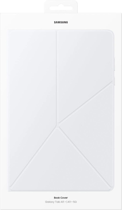 Чехол для планшета Samsung Book Cover, для  Samsung Galaxy Tab A11+, белый [ef-bx230pwegru]