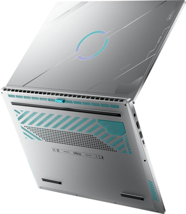 Ноутбук Infinix GTBook GL614 Intel Core i5-13420H/16Gb (soldered D5)/SSD512Gb/RTX5060 8Gb (90W)/16"/IPS/WQXGA/2560x1600/120Hz/NoOS/Silver/1.99kg