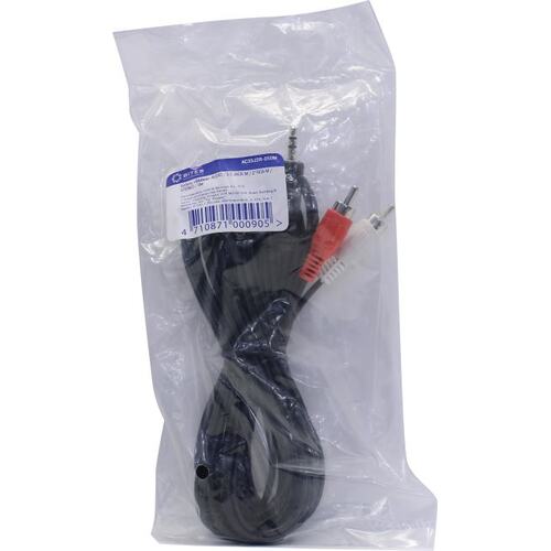 5bites AC35J2R-050M Кабель 3.5 Jack/M - 2*RCA/M, 5м, стерео