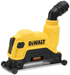 Кожух DeWalt DWE46225-XJ (для шлифмашин, диаметр диска: 125мм, наличие стопора регулировки, окно видимости лезвия, функция погружного разреза)