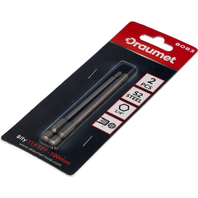 Насадки TORX T15, T27, 2 шт DRAUMET 8083