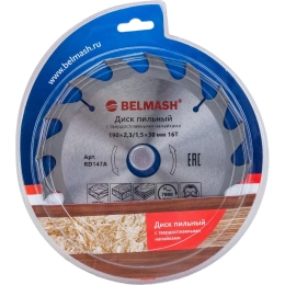 Диск пильный (190x2.3/1.5x30/20/16 мм; 16T) Белмаш RD147A