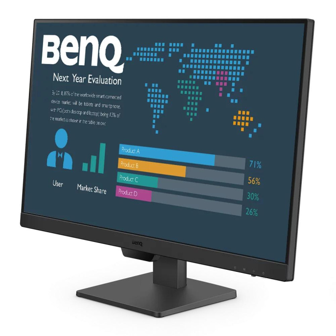 Монитор Benq BL2790 27'', 1920x1080, IPS, 60Hz, 20M:1, 250cd, 5ms, 2*HDMI, DP, Speakers, Flicker-free;Low Blue Light, 3Y, Black