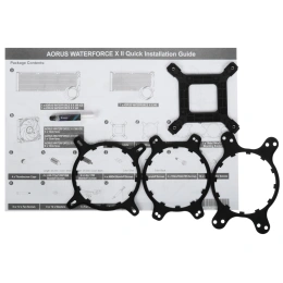 Жидкостная система охлаждения GIGABYTE MULTI SOCKET AORUS WATERFORCEX II 360 ICE белая GP-AORUS WATERFORCEX II 360I