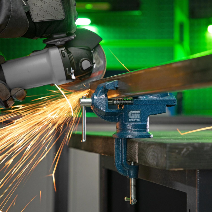 Тиски СИБРТЕХ 18672, 1787грамм