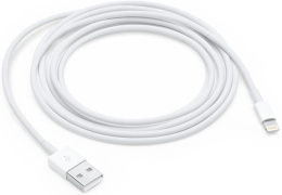 Кабель Apple A1510,  Lightning (m) -  USB (m),  2м,  MFI,  белый [md819zm/a]