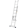 Лестница ТУНДРА двухсекционная, алюминиевая, 7 ступеней 7533878