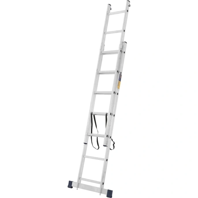 Лестница ТУНДРА двухсекционная, алюминиевая, 7 ступеней 7533878