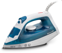 Утюг Maxwell MW-3056,  1800Вт,  белый и синий