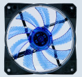 Вентилятор для корпуса Digma DFAN-LED-BLUE RGB 120х120x25 черный 3-pin 4-pin Molex 23дБ Ret