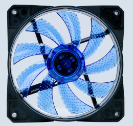 Вентилятор для корпуса Digma DFAN-LED-BLUE RGB 120х120x25 черный 3-pin 4-pin Molex 23дБ Ret
