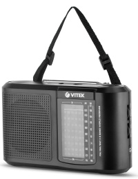 Радиоприемник настольный Vitek VT-3590 черный