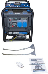 Бензиновый генератор REDBO GPT-5000CK, 220 В, 3.8кВт [39792]