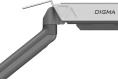 Кронштейн для мониторов ЖК Digma D-MM101, до 32", до 9кг, крепление к столешнице, поворот и наклон, серый
