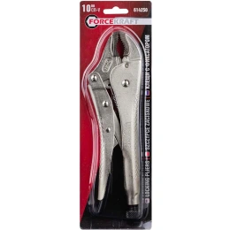Гейферный зажим FORCEKRAFT овальные губки, Profi, 10"-250мм, в блистере 19965 FK-614250