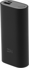Внешний аккумулятор (Power Bank) ZMI PowerBank QB818,  10000мAч,  черный [qb818 black]