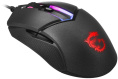 Мышь проводная MSI Clutch GM30, игровая, оптическая, USB, 6200dpi, черный [s12-0401850-d22]