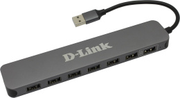 Концентратор D-Link DUB-H7/E1A с 7 портами USB 2.0 1 порт с поддержкой режима быстрой зарядки