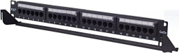 Патч-панель 19", 24 порта RJ-45, кат.5e, W&T Krone IDC, 1U WT-2178A-KR