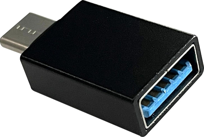 Адаптер Buro BU-USB2-AF-CM,  USB A(f) -  USB Type-C (m),  черный