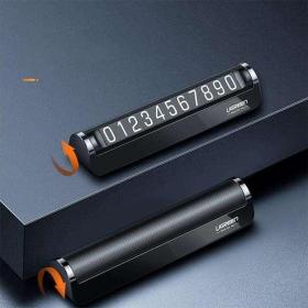 Автовизитка UGREEN LP178-60326 Temporary Parking Card 2 номера , цифры светятся в темноте, ABS-пластик