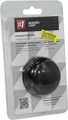 Разветвитель Defender Quadro Light 83201 4-Port USB2.0 HUB