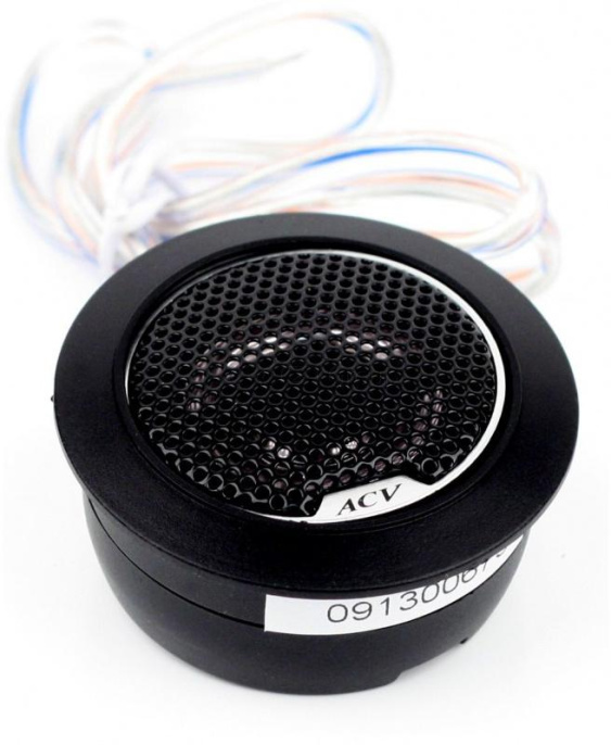 Колонки автомобильные ACV TWM-13 40Вт 89дБ 4Ом 2.6см 1дюйм ком.:2кол. твитер однополосные