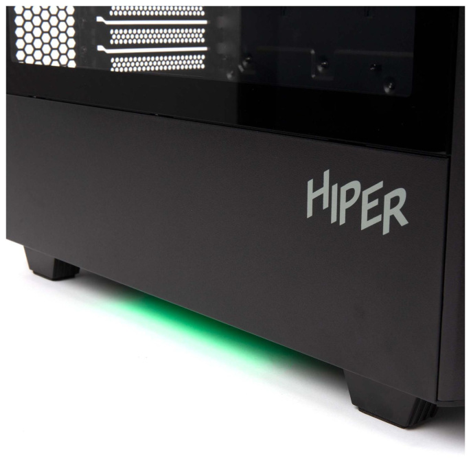 Корпус ATX HIPER PB81, Midi-Tower, без БП,  черный