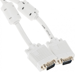 Кабель VGA Buro CAB016S-10M,  VGA (m) -  VGA (m),  ферритовый фильтр ,  10м,  серый