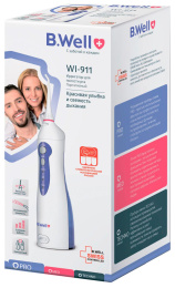 Ирригатор B.Well WI-911 портатив. импульсн. 2насад. белый/синий