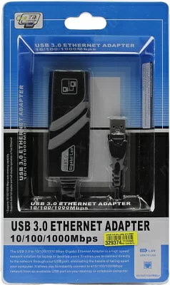 Сетевая карта Espada UsbGL USB3.0 Gigabit Ethernet Adapter (1000Mbps)