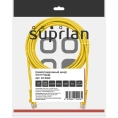Патч-корд компьютерный U/UTP SUPRLAN Cat.5e 4x2 26AWG /7x0.16mm/ Cu LSZH желтый 5м 10-0165