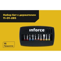 Набор бит с держателем 11 предметов Inforce 11-01-285